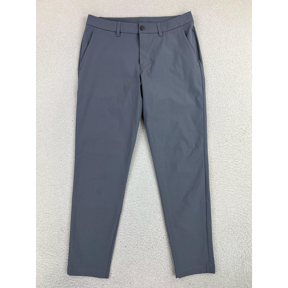 Lululemon ABC Slim Pants Men's 31x30 Gray Warpstreme Performance LM5AQYS